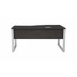 LSF Crescent Desk 63x32/24 Inches in Espresso