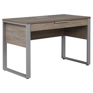 Rectangular Home Desk in Gray