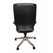 Unique Furniture Contemporary Leather Executive Chair in Gray