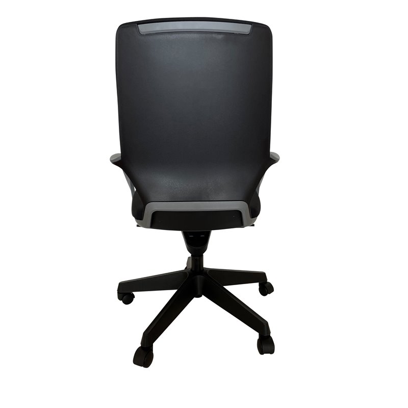 Unique Furniture Contemporary Fabric Seat Office Chair in Gray