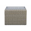 Unique Furniture 6 Piece Steel Polyester Modular Outdoor Sofa Set in Brown/Beige