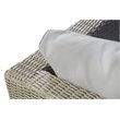 Unique Furniture 6 Piece Steel Polyester Modular Outdoor Sofa Set in Brown/Beige