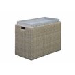 Unique Furniture 6 Piece Steel Polyester Modular Outdoor Sofa Set in Brown/Beige
