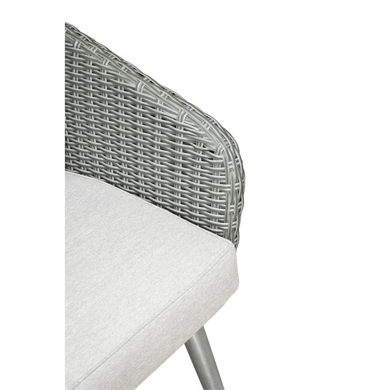 Unique Furniture 3-Piece Solid Wood Outdoor Bistro Set in Black/Beige/Gray