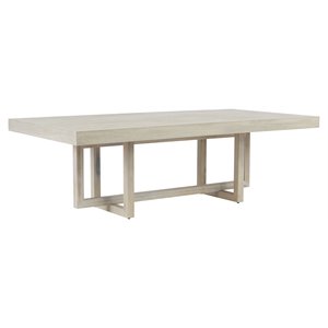 94x47&quot Contemporary Wood Dining Table in Barley Natural