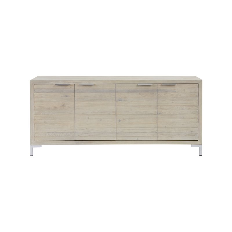 Contemporary Wood Sideboard in Barley Natural