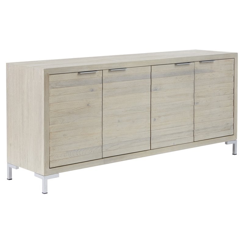 Contemporary Wood Sideboard in Barley Natural