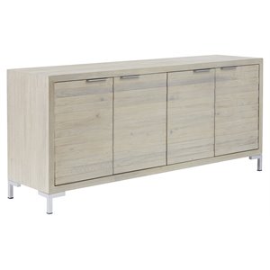 Contemporary Wood Sideboard in Barley Natural