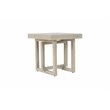 Contemporary Wood End Table in Barley Natural
