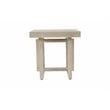 Contemporary Wood End Table in Barley Natural