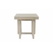 Contemporary Wood End Table in Barley Natural