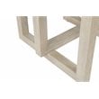 Contemporary Wood End Table in Barley Natural