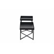 Contemporary Metal Coffee Tables in Black (Set of 2)