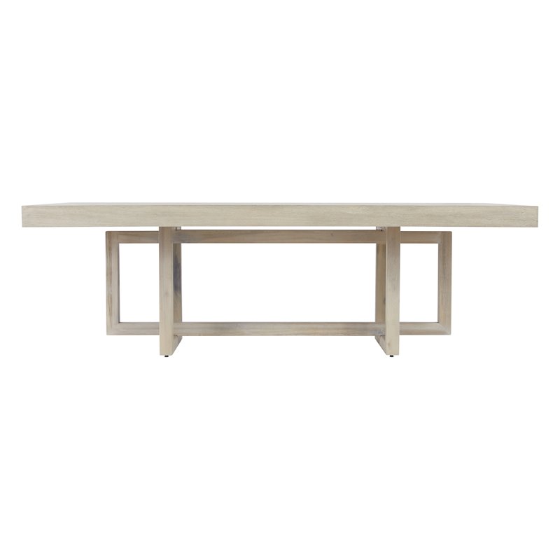 Contemporary Wood Coffee Table in Barley Natural