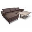 Contemporary Wood Coffee Table in Barley Natural