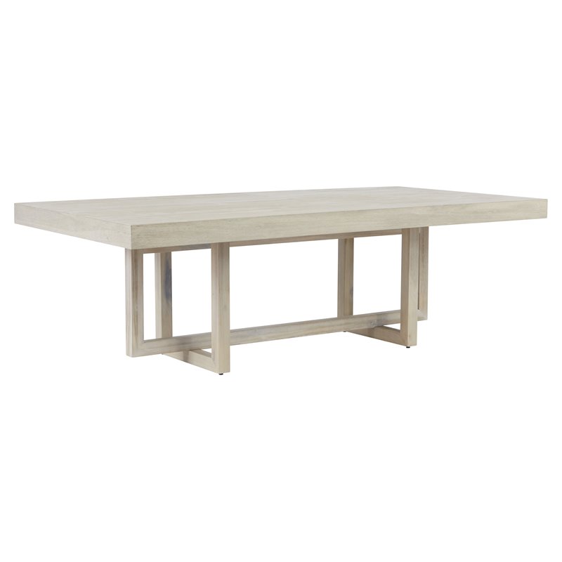 Contemporary Wood Coffee Table in Barley Natural