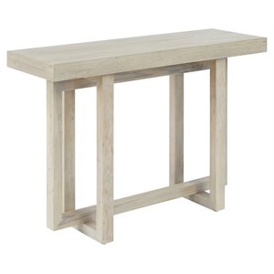 Contemporary Wood Console Table in Barley Natural