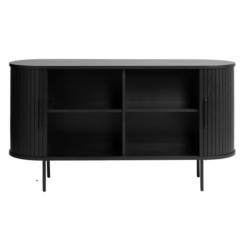 Unique Furniture Engineered Wood Rounded Sliding Door 55