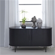Unique Furniture Engineered Wood Rounded Sliding Door 55