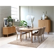 Unique Furniture Rounded Sliding Door Sideboard 43