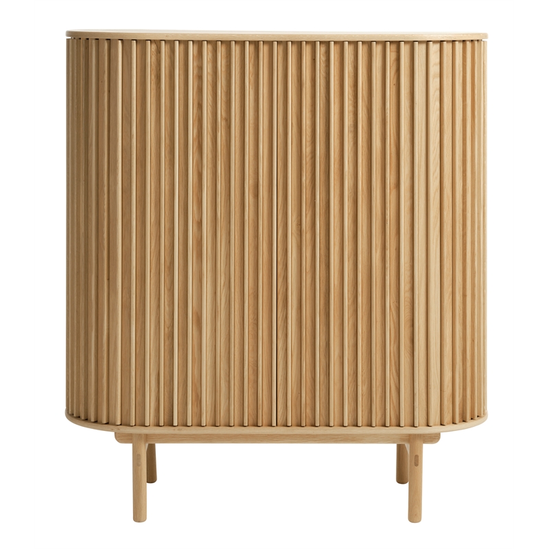 Unique Furniture Rounded Sliding Door Sideboard 43