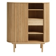 Unique Furniture Rounded Sliding Door Sideboard 43