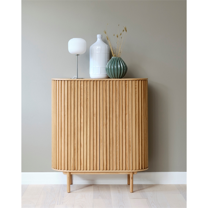 Unique Furniture Rounded Sliding Door Sideboard 43