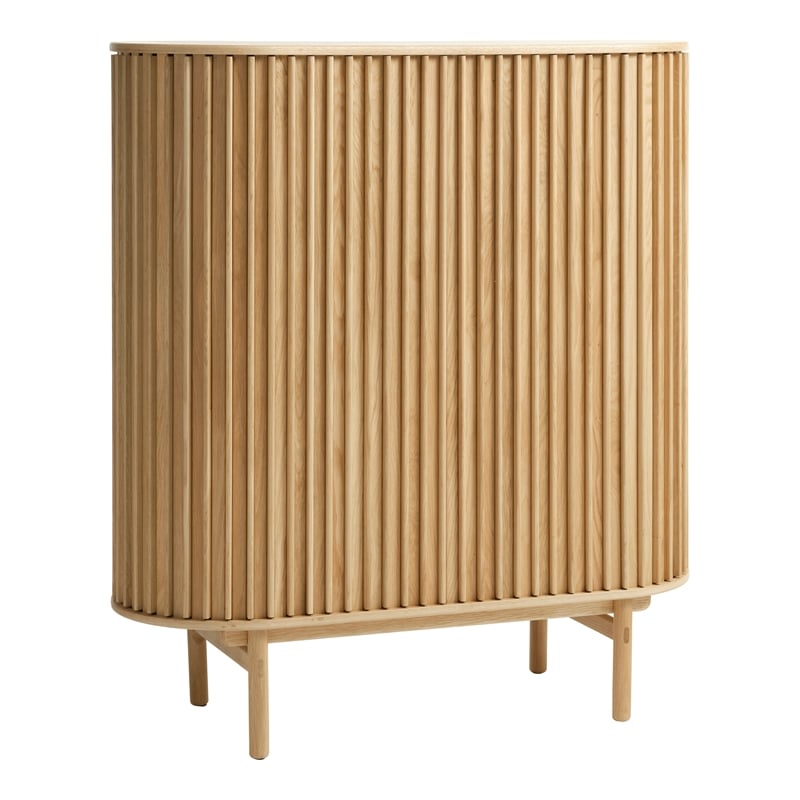 Unique Furniture Rounded Sliding Door Sideboard 43
