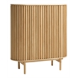 Unique Furniture Rounded Sliding Door Sideboard 43