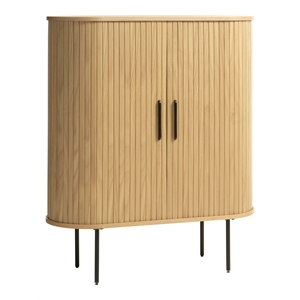 Unique Furniture Modern 39&quot Cabinet in Natural Oak
