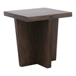 Modern Minimalist Wood Console Table in Smoked Oak Stain