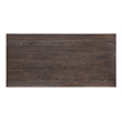 Modern Minimalist Wood Dining Table in Smoked Oak Stain