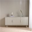Unique Furniture Palma Engineered Wood Buffet Sideboard in Greige