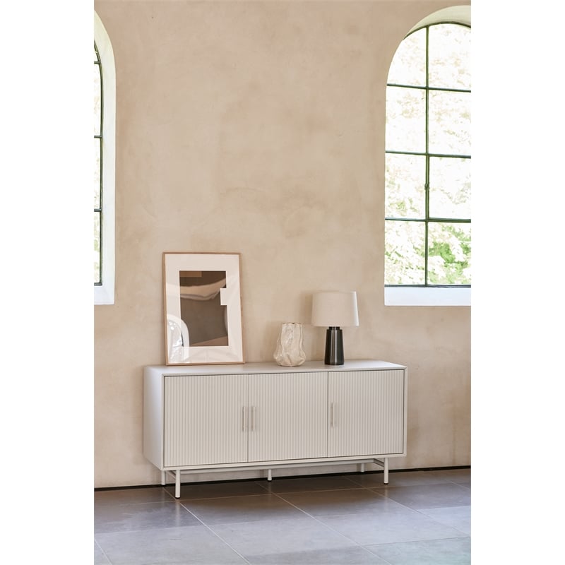 Unique Furniture Palma Engineered Wood Buffet Sideboard in Greige
