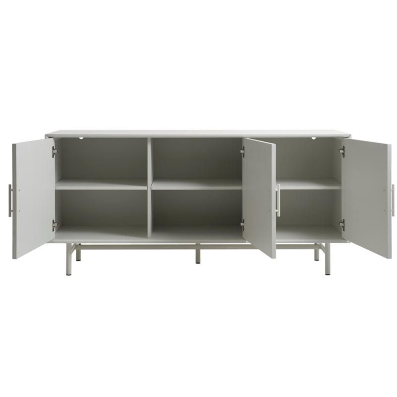 Unique Furniture Palma Engineered Wood Buffet Sideboard in Greige