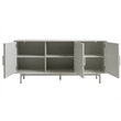 Unique Furniture Palma Engineered Wood Buffet Sideboard in Greige