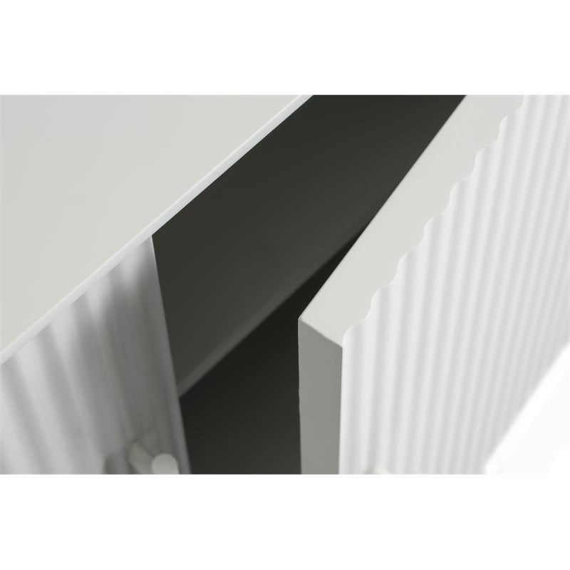 Unique Furniture Palma Engineered Wood Buffet Sideboard in Greige
