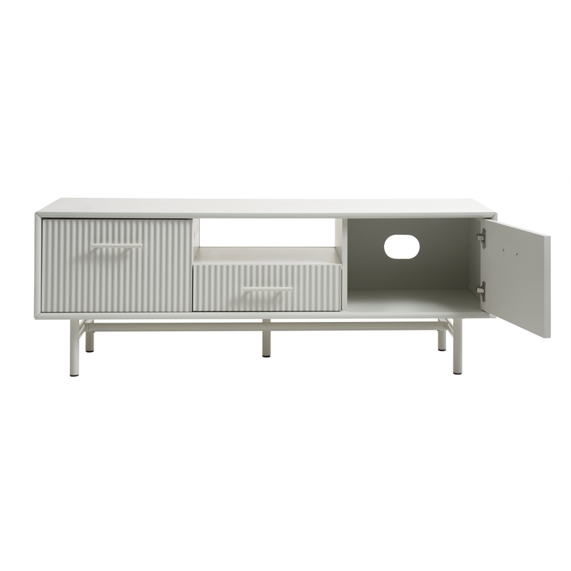 Unique Furniture Palma Engineered Wood TV Stand in Greige