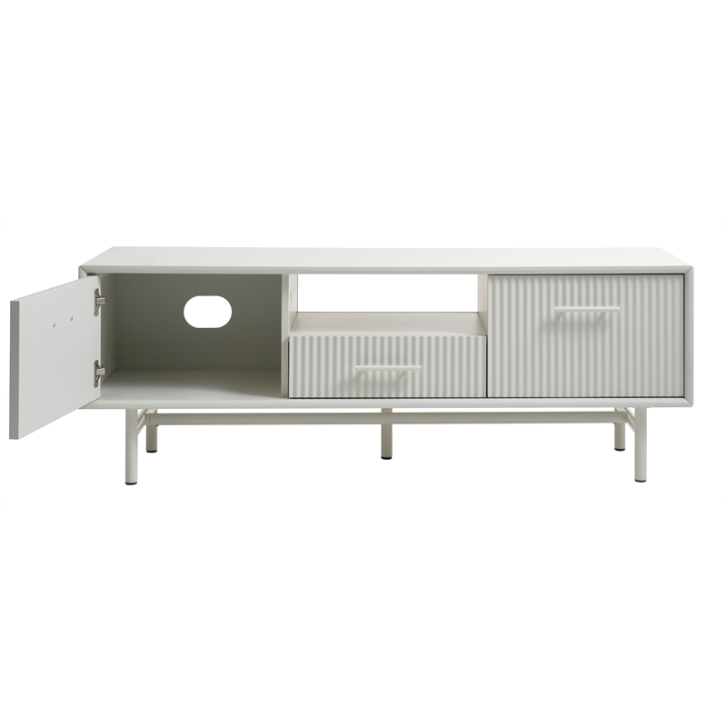 Unique Furniture Palma Engineered Wood TV Stand in Greige