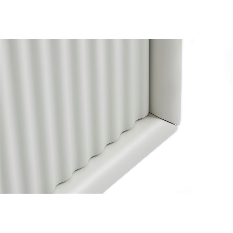 Unique Furniture Palma Engineered Wood Rectangular Coffee Table in Greige