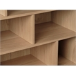 Unique Furniture 55.12''H Contemporary Storage Cabinet in Natural Oak Wood