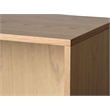 Unique Furniture 55.12''H Contemporary Storage Cabinet in Natural Oak Wood