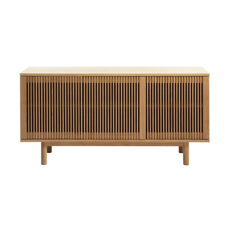 Unique Furniture 27.5''H Contemporary Engineered Wood Buffet/Sideboard in Oak
