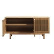 Unique Furniture 27.5''H Contemporary Engineered Wood Buffet/Sideboard in Oak