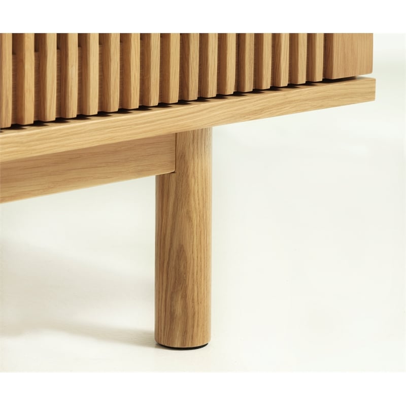 Unique Furniture 27.5''H Contemporary Engineered Wood Buffet/Sideboard in Oak