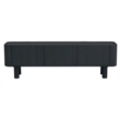 21.65''H Contemporary Solid Wood TV Stand in Dark Oak