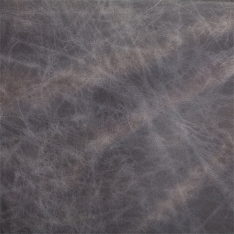 MercanaHornet II Black Leather Body Metal Frame Accent Chair