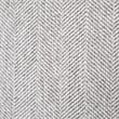Mercana Olympus VI Frost Gray Fabric Wrapped Honey Wooden Frame Accent Chair