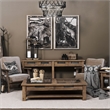 Mercana HARRELSON III 72 X 30 LIGHT BROWN WOOD FOUR DRAWER CONSOLE TABLE