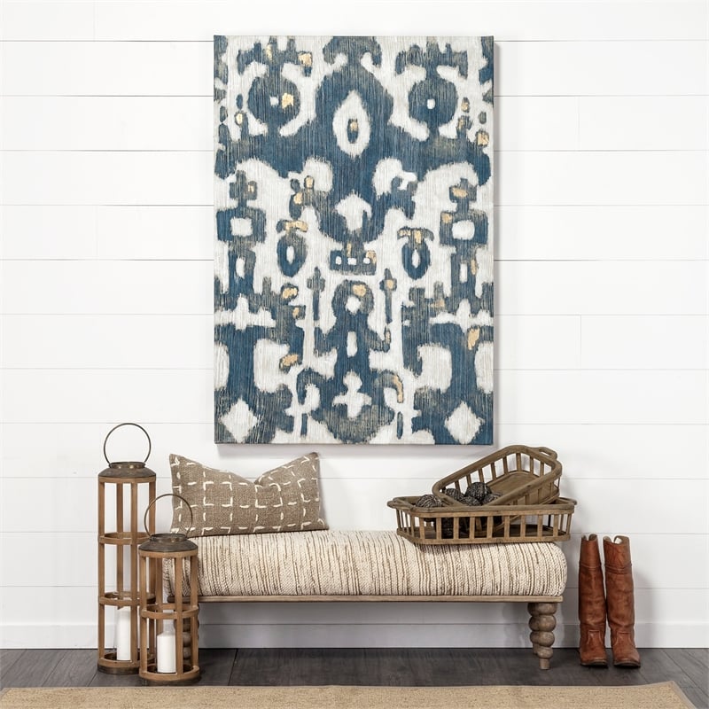 Mercana ANDY I LARGE NATURAL WOOD CYLINDRICAL LANTERN